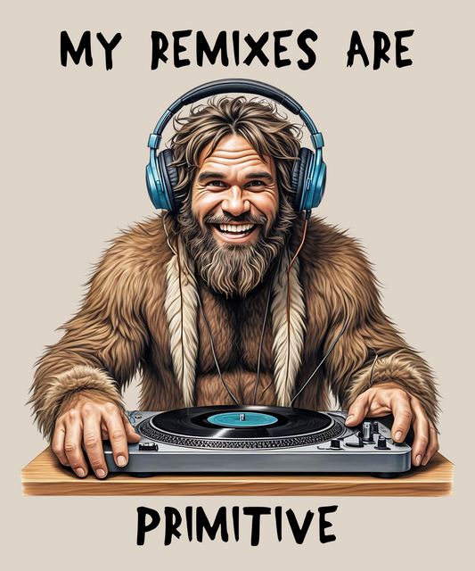 Caveman DJ Unisex Softstyle T-Shirt