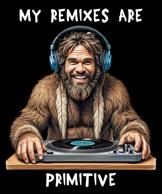 Caveman DJ Unisex Softstyle T-Shirt