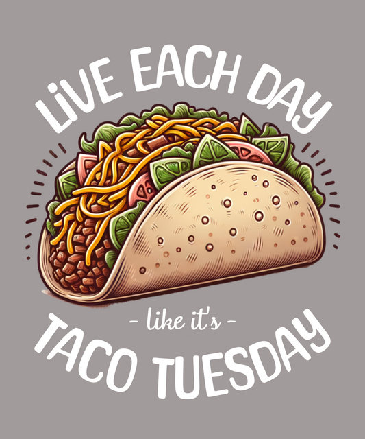 Live Each Day Like It's Taco Tuesday Unisex Softstyle T-Shirt