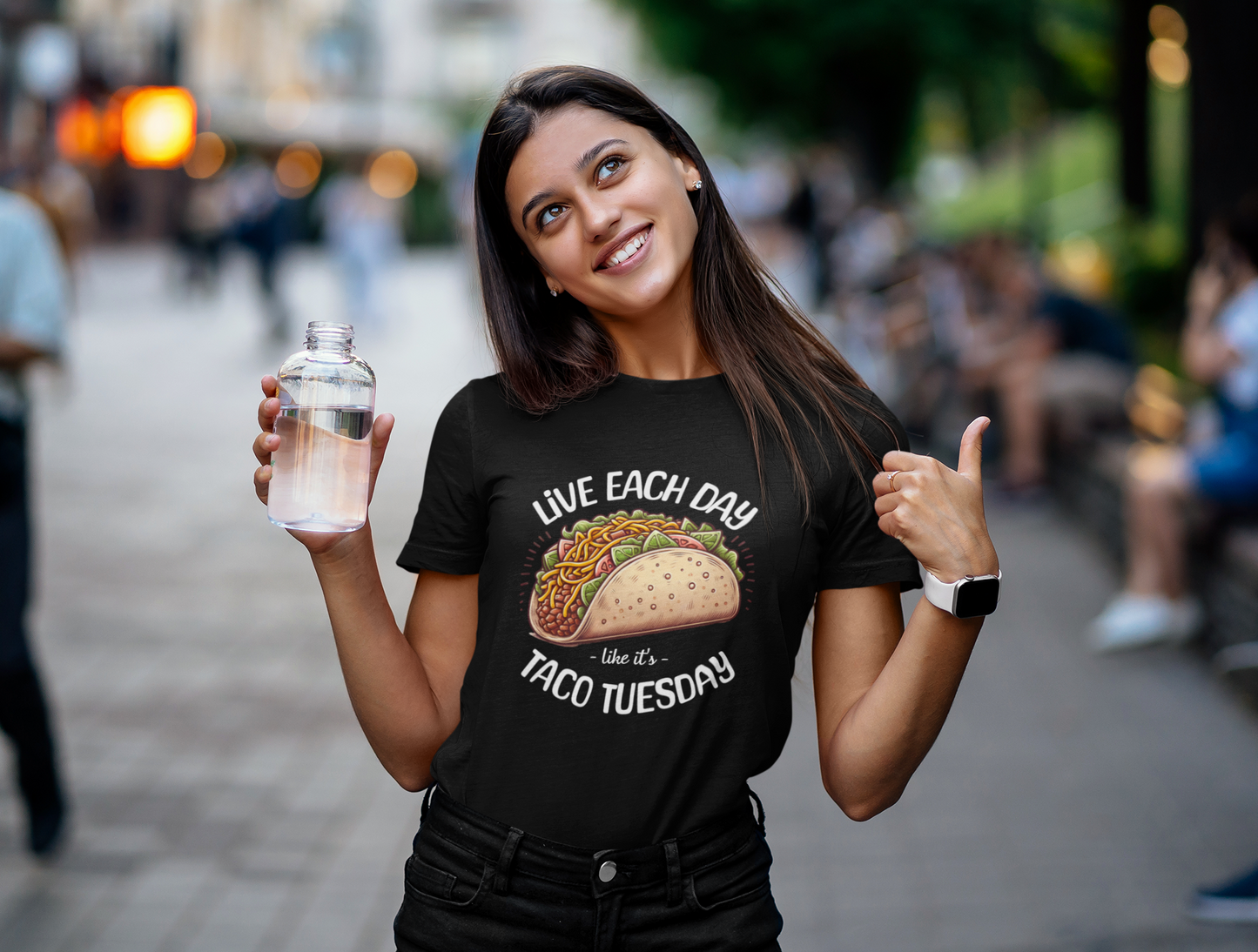 Live Each Day Like It's Taco Tuesday Unisex Softstyle T-Shirt