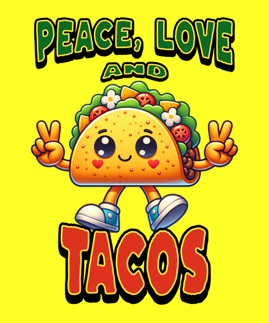 Peace Love and Tacos Unisex Softstyle T-Shirt