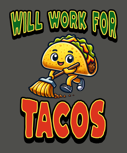 Will Work For Tacos Unisex Softstyle T-Shirt