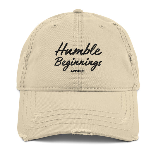 Humble Beginnings Distressed Dad Hat